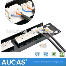 China Großhandel Telecom Lautsprecher Patch Panel RJ11 1U UTP 25 Ports 110 Telefon Patch Panel